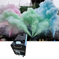 Machine à fumée colorée pour événements de révélation du sexe (garçon ou fille), spectacles, concerts, scènes, fêtes, avec liquide de fumée coloré