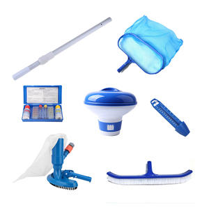 Kit <span class=keywords><strong>de</strong></span> limpieza <span class=keywords><strong>de</strong></span> piscinas al aire libre, red <span class=keywords><strong>de</strong></span> pesca, cabezal <span class=keywords><strong>de</strong></span> succión, cepillo para piscina, dispensador <span class=keywords><strong>de</strong></span> <span class=keywords><strong>cloro</strong></span>, caja <span class=keywords><strong>de</strong></span> prueba <span class=keywords><strong>de</strong></span> <span class=keywords><strong>pH</strong></span>, accesorios - Product Image 1
