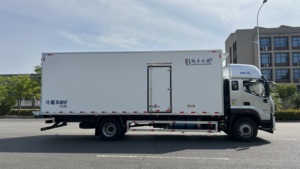 Foton Auman Planet 4X2 300-caballos de fuerza Camión refrigerado diésel automático Bajo costo Euro 6 Estándar de emisiones Nueva condición - Product Image 5