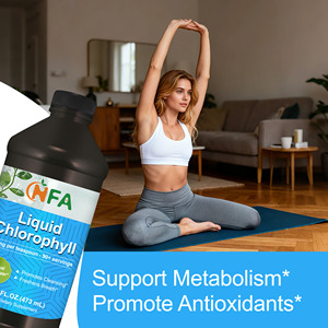 คลอโรฟิลล์เหลวแบบขายส่ง สูตรเฉพาะ ช่วยทำความสะอาด ลมหายใจสดชื่น สนับสนุนการเผาผลาญ ผลิตภัณฑ์เสริมอาหาร - Product Image 3