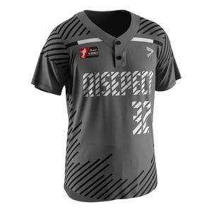 Camiseta de Béisbol de Manga Corta para Hombre, de Buena Calidad, Sublimada, con Diseño Japonés, Colorida, con Botones - Product Image 3