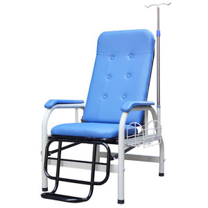 Silla de Infusión IV Médica Ajustable en Altura en Oferta, Silla de Infusión IV Reclinable Portátil para Hospital - Product Image 4