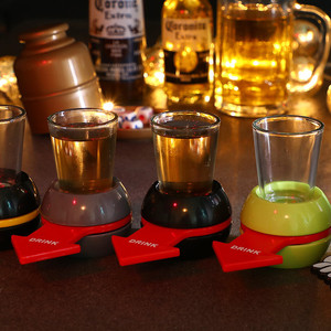Juego de Beber con Rueda Giratoria de Flechas de Material ABS, Suministros para Beber con Castigo, con Rueda de Puntero - Product Image 4