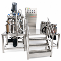 Machine d'émulsification sous vide fixe pour la production de crèmes et de lotions cosmétiques