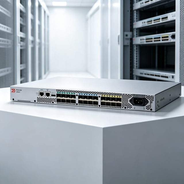 Brocade G710 Gen7 SAN Fibre Switch 8 Activated Ports With SFP+ Transceivers 64G FC Fibre Channel Network Hardware
