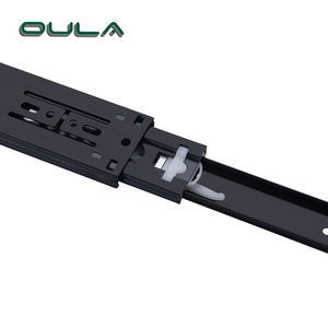 Sản xuất chuyên nghiệp 3-Folding Telescopic kênh đẩy để mở ngăn kéo trượt cho tủ quần áo nhà bếp ăn đồ nội thất phần cứng - Product Image 4