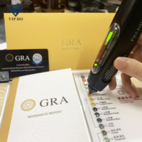 Moissanite ovale plaquée multicolore en gros avec certificat GRA – Pierres précieuses en vrac de haute qualité