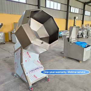 Máquina automática de condimentos <span class=keywords><strong>para</strong></span> aperitivos, nueces de maní, máquina mezcladora de sabor a alimentos de acero inoxidable <span class=keywords><strong>para</strong></span> patatas fritas, aperitivos fritos - Product Image 2