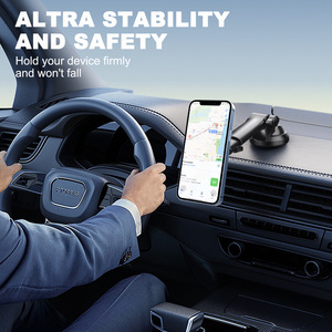 Soporte magnético para teléfono de coche con ventosa para parabrisas, brazo ajustable universal - Product Image 5