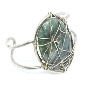 2027 Brazalete Ancho de Latón Hecho a Mano en India, Brazalete Chapado de Latón Hecho a Mano, Nueva Moda, Nuevas Pulseras de Alambre Enrollado, Joyería - Product Image 1