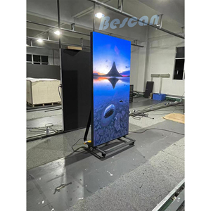 Bescanled P1.86 <strong>Standing</strong> Vertical <strong>Billboard</strong> Customized Surface Vertical Double-sided Ultra-thin Floor-mount - Product Image 6