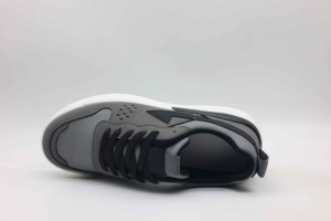 Matrox Sporty High Top Mesh PU Bovenwerk Lichtgewicht Ademend Antislip Geruite Instap Running Shoes Heren PVC Buitenzool Op Maat - Product Image 2