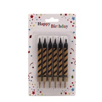 Bougies d'anniversaire en spirale multicolores tendance pour fêtes, Pâques, Nouvel An, bars et décoration intérieure