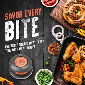 LEDディスプレイ付きデジタル肉温度計 IP54防水 スマートアプリ制御 キャンプやバーベキューに最適 - Product Image 5