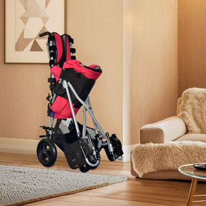 Hoàn toàn ngả Trọng lượng nhẹ xe lăn Xe đẩy cho người khuyết tật trẻ em có thể gập lại Walker rollator cho trẻ em hướng dẫn sử dụng xe lăn - Product Image 5