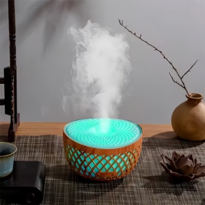 Diffuseur ultrasonique d'aromathérapie de bureau, nouvelle machine de pulvérisation de 320 ml, source d'usine en gros, 30 dB, double sortie de brume - Product Image 1