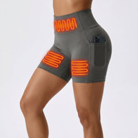 Leggings chauffants lavables à piles pour femme, protection contre la surchauffe, couche de base chauffante pour le ski, course à pied et soulagement des douleurs lombaires, vente en gros