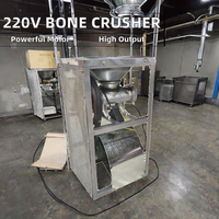 Máquina Procesadora de Carne Comercial de 220V, Trituradora de Huesos y Esqueletos de Pollo, Componente de Motor Principal, Capacidad de 150-180kg/h
