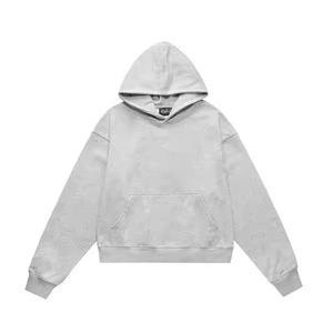 <b>Men's</b> Hoodies Sweatshirts Heavyweight <b>Pullover</b> Streetwear 100% Cotton Puff Printing Custom Oversized Hoodie for <b>Men</b> - Product Image 5