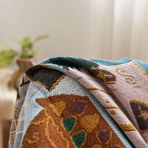 Nouvel arrivage de couverture tissée tricotée de <span class=keywords><strong>ville</strong></span> de Noël de luxe <span class=keywords><strong>tapisserie</strong></span> Camping pique-nique jeter des couvertures pour canapé-lit - Product Image 5