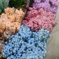 Vente en gros de roses séchées multi-têtes préservées, directement de l'usine du Yunnan - Bouquet cadeau pour la Saint-Valentin et Thanksgiving