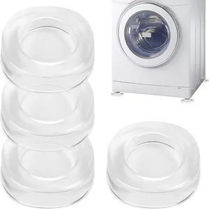 Tappetino per lavatrice antiscivolo trasparente, fornitura diretta in fabbrica universale fisso assorbimento degli urti rumore bagno wc forniture - Product Image 3