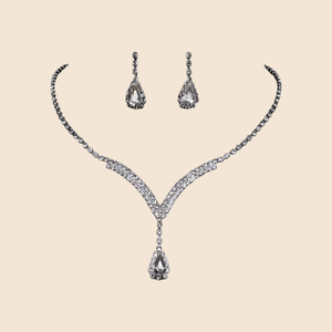 עיצוב חתונה יהלומים יוקרתי <span class=keywords><strong>rhinestone</strong></span> תכשיטים בהשראת סטים joias de luxo תכשיטים מפוארים לנשים סט - Product Image 3