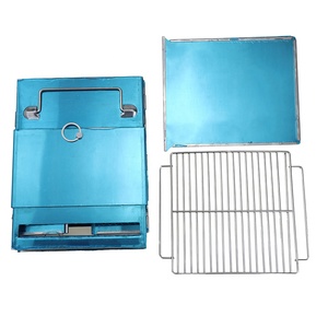 Stainless Steel Square Foldable <strong>Grill</strong> Outdoor <strong>Mini</strong> <strong>Charcoal</strong> Stove Portable Bbq Picnic Stove - Product Image 6