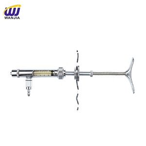 <span class=keywords><strong>Seringue</strong></span> continue WANJIA 0,02 <span class=keywords><strong>ml</strong></span>, injecteur métallique vétérinaire, vaccinateur aviaire réglable pour poulets et canards - Product Image 1