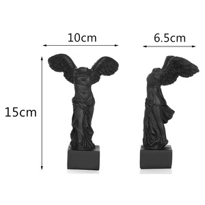 Figurines grecques en gros <span class=keywords><strong>Victoire</strong></span> ailée de <span class=keywords><strong>Samothrace</strong></span> Sculpture Statue en résine européenne pour Art Home Decor Ornement de table - Product Image 4