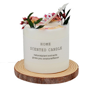 Home Scented Candle Soy Wax Cylinder Handmade Natural Plant Extracts For Home Decoration - Product Image 2