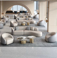 Canapé Chesterfield moderne et durable à une place pour bureau, salle d'attente, visiteurs, modulaire incurvé avec revêtement en tissu et base en métal pour salon