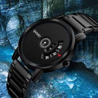 Montre à quartz pour homme, style business casual, bracelet en acier inoxydable, étanche