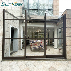 Buen <span class=keywords><strong>precio</strong></span> Top aluminumpolicarbonato Carport Designs vidrio balcón techo cubierta retráctil sunroom <span class=keywords><strong>porche</strong></span> recinto - Product Image 2