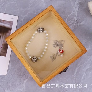Cajas de madera para flores preservadas, cajas de regalo para flores de jabón, cajas de madera con tapa de cristal, venta al por mayor y personalizadas. - Product Image 1