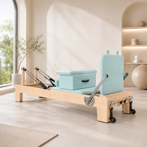 Máquina de Pilates Reformer de Madera Personalizada, Equipo Comercial de Pilates para Estudio, Fabricante OEM de Equipos de Ejercicio - Product Image 5