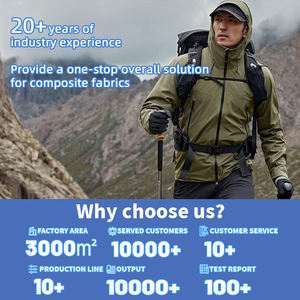 פוליאסטר 4-דרך סטרץ סטרץ ברדס פולב עמיד למים סרט tpu 3 בד סופג שכבה עבור ג 'קט חיצוני - Product Image 2