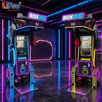 Machine de boxe à monnayeur LIFUN avec écran LCD, testeur de force, jeu d'arcade pour lieux de divertissement commerciaux