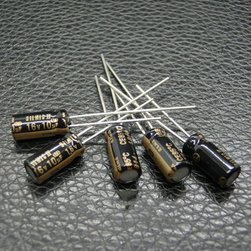 ELNA RF SILMIC II Condensatore AUDIO 100uF 25V 10x16 20% 85°C RM5 [4 Pz] #BP - Foto 1