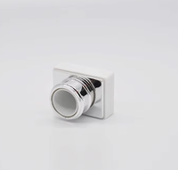 Flacon de parfum rectangulaire en verre vide de 100 ml, design luxueux personnalisé blanc avec couvercle