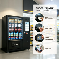 Fabricante de Máquinas Expendedoras de Bebidas y Aperitivos con Aceptador de Monedas, Validador de Billetes, Pago con Tarjeta y Sistema de Código QR
