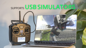 Télécommande radio 2.4G Mode 2 avec accélérateur pour gaucher 20dBm ELRS, émetteur RC pour course FPV - Product Image 5