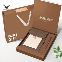 Regalos Empresariales de Lujo Promocionales al por Mayor - Juego de Regalo de Cuaderno y Bolígrafo Personalizados con Serigrafía a Color
