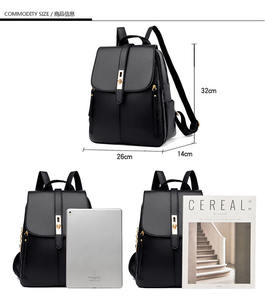 Sacs à dos pour femmes en cuir PU pur de marque de luxe de créateurs de mode en gros personnalisés Mochilas de luxe pour femmes - Product Image 2