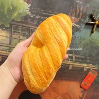 Jouet anti-stress souple en PU Mugui, simulation de pain baguette, super doux, à rebond lent, pour la relaxation et la décompression