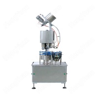 HYRS-C Automatique Jus De Bouteille En Verre Anneau de Traction Couvercle Multi-têtes Appuyant Sur Machine de Capsulage | Haute Vitesse Équipements D'étanchéité