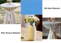 Nappe ronde en spandex pour fêtes et dîners, design spécial, très utilisée, en promotion