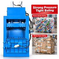 Presse à balles hydraulique pour déchets, machine à compacter le plastique, presse à balles verticale pour le recyclage du papier, des bouteilles PET et du carton