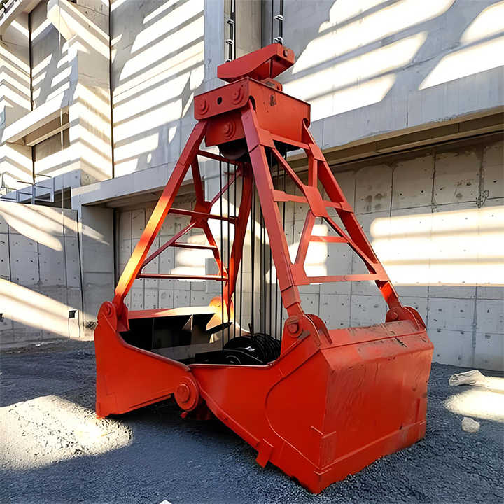 Fine Cargo Handling Machine Clam Shell Grab Bucket Double Petal Grab ...