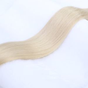Extensiones de Cabello Nano Ring Rubio Claro, Cabello Humano Remy Liso para Mujer - Product Image 4
